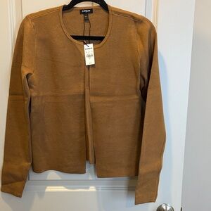 Express Women's Tan Sweater/Jacket Size Small NWT $99